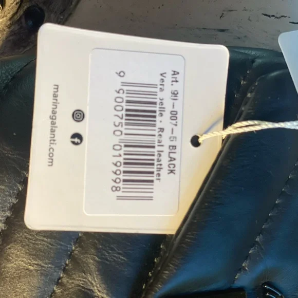 NWT Marina Galanti Black Leather Cross Body - Picture 4 of 15